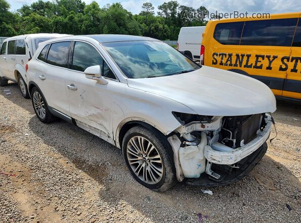 2LMPJ6LR5GBL44084 2016 LINCOLN MKX Белый Передняя правая четверть