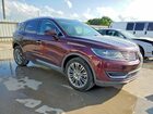 2017 Lincoln Mkx Reserve Бордовый vin: 2LMPJ6LR8HBL29631