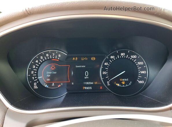 2LMPJ6LR8HBL29631 2017 LINCOLN MKX Бордовый Вид щитка приборов