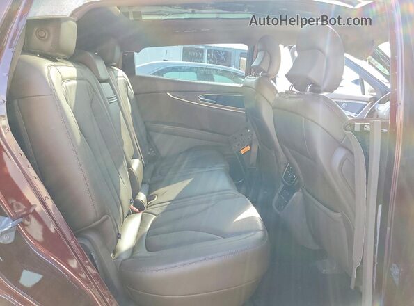 2LMPJ6LR8HBL29631 2017 LINCOLN MKX Бордовый Вид задней части салона