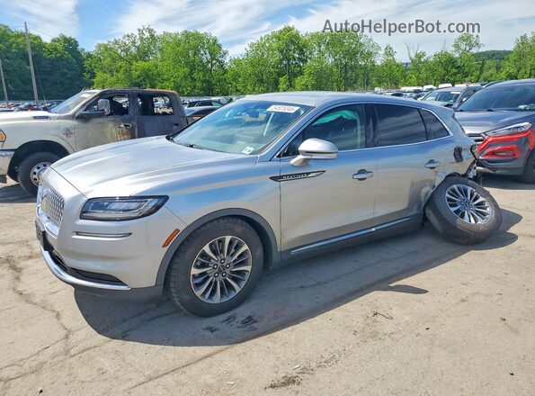 2LMPJ8J95MBL13847 2021 LINCOLN NAUTILUS Silver Przód lewy