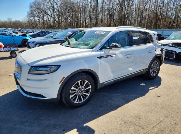 2LMPJ8J97NBL02561 2022 LINCOLN NAUTILUS White Vista tres cuartos delantera izquierda