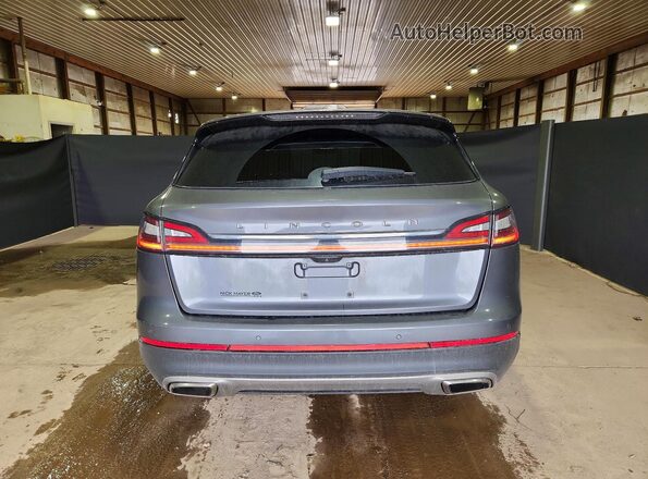 2LMPJ8K91MBL13682 2021 LINCOLN NAUTILUS Gray Вид ззаду