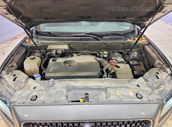 2LMPJ8K91MBL13682 2021 LINCOLN NAUTILUS Gray Вид підкапотного простору