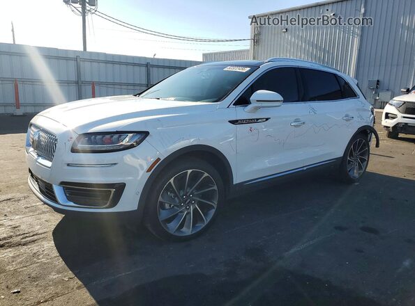 2LMPJ8K92LBL21885 2020 LINCOLN NAUTILUS White Przód lewy