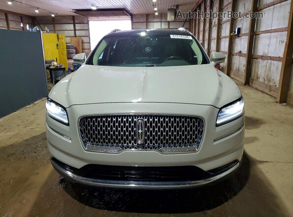2LMPJ8K92MBL15294 2021 LINCOLN NAUTILUS Бежевый Вид спереди