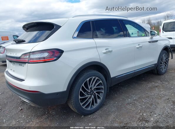 2LMPJ8K96LBL25423 2020 LINCOLN NAUTILUS White Задня права чверть