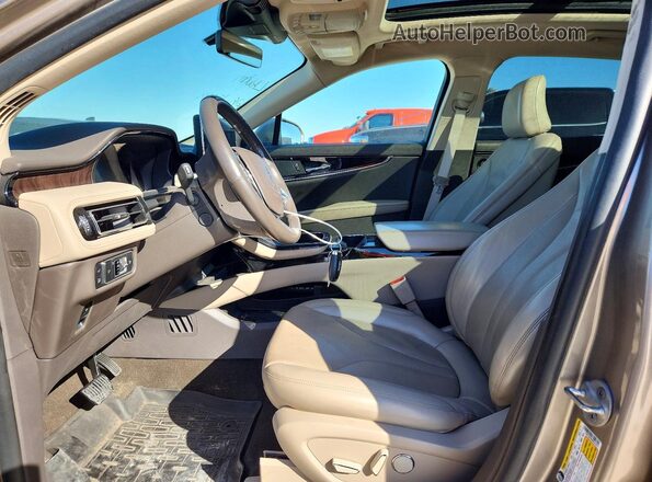 2LMPJ8K99MBL07810 2021 LINCOLN NAUTILUS Tan Widok wnętrza z przodu