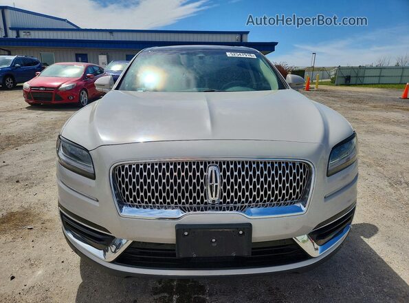 2LMPJ8KP1LBL12125 2020 LINCOLN NAUTILUS Cream Front view