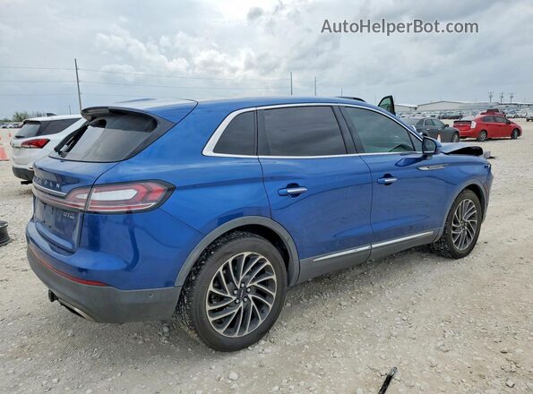 2LMPJ8KP5LBL02455 2020 LINCOLN NAUTILUS Blue Trasero derecho