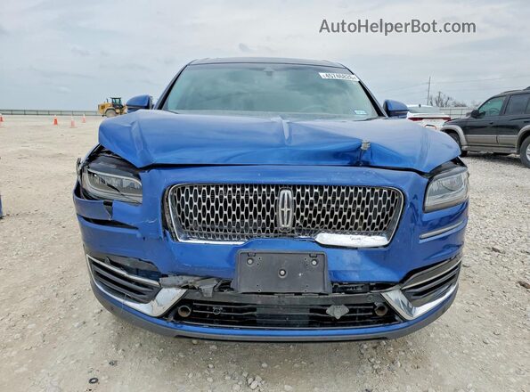 2LMPJ8KP5LBL02455 2020 LINCOLN NAUTILUS Blue Vista frontal