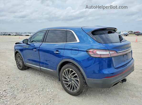 2LMPJ8KP5LBL02455 2020 LINCOLN NAUTILUS Blue Trasero izquierdo