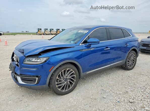 2LMPJ8KP5LBL02455 2020 LINCOLN NAUTILUS Blue Vista tres cuartos delantera izquierda