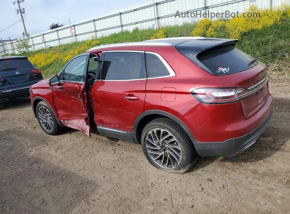 2LMPJ8KP9LBL07531 2020 LINCOLN NAUTILUS Красный Задняя левая четверть