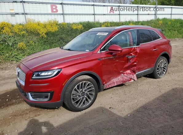 2LMPJ8KP9LBL07531 2020 LINCOLN NAUTILUS Красный Передняя левая четверть