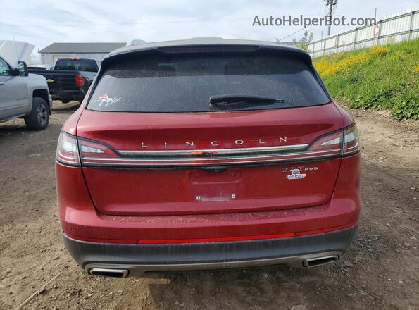 2LMPJ8KP9LBL07531 2020 LINCOLN NAUTILUS Красный Вид сзади