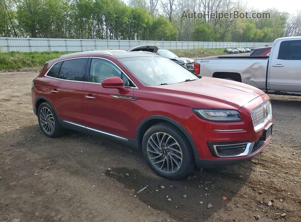 2LMPJ8KP9LBL07531 2020 LINCOLN NAUTILUS Красный Передняя правая четверть