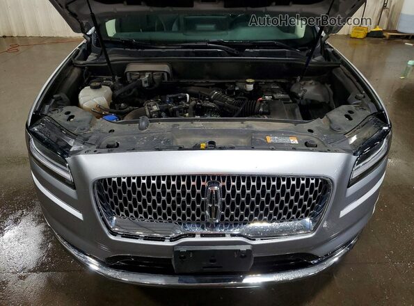 2LMPJ8KPXMBL04381 2021 LINCOLN NAUTILUS Silver Widok komory silnika