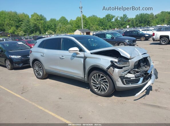 2LMPJ8L93KBL32052 2019 LINCOLN NAUTILUS Silver Առջևի աջ