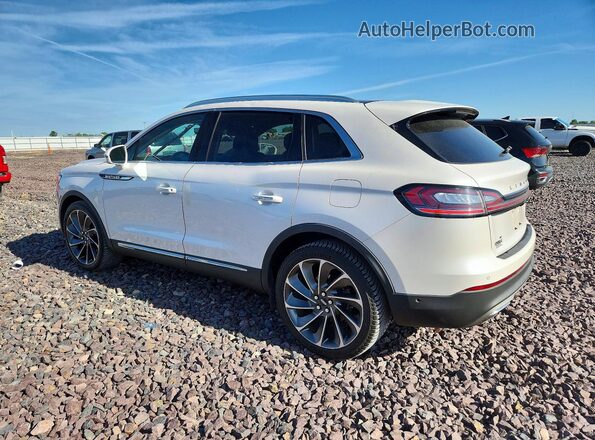 2LMPJ8L93KBL41947 2019 LINCOLN NAUTILUS White უკანა მარცხენა