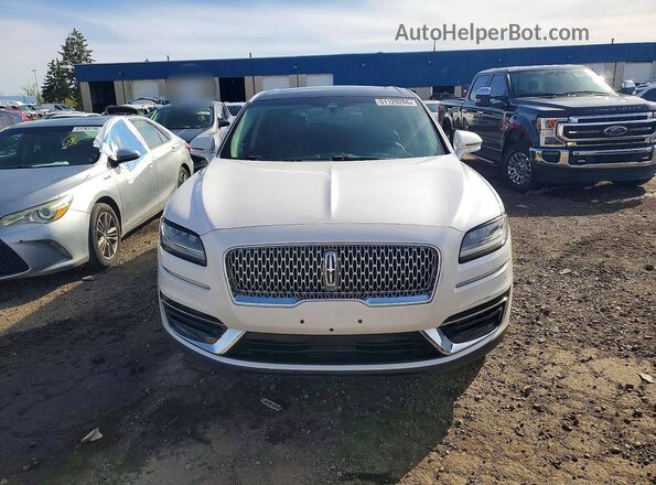 2LMPJ8L97KBL45807 2019 LINCOLN NAUTILUS White Vista frontal
