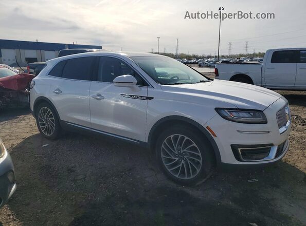 2LMPJ8L97KBL45807 2019 LINCOLN NAUTILUS White Delantero derecho