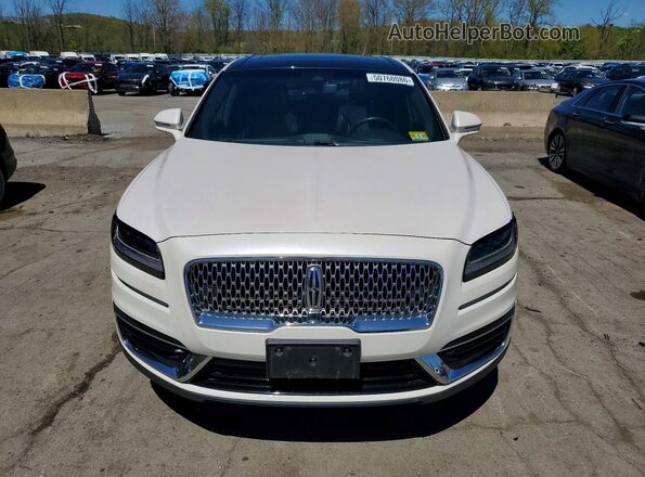 2LMPJ8L99KBL30242 2019 LINCOLN NAUTILUS Белый Вид спереди