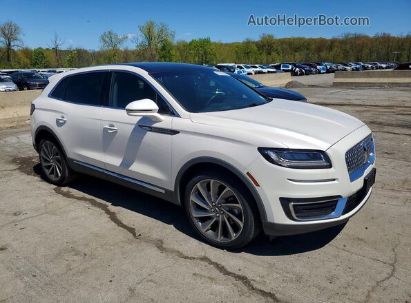 2LMPJ8L99KBL30242 2019 LINCOLN NAUTILUS Белый Передняя правая четверть