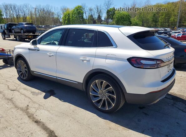 2LMPJ8L99KBL30242 2019 LINCOLN NAUTILUS Белый Задняя левая четверть
