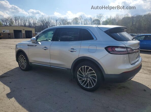 2LMPJ8LP2KBL40447 2019 LINCOLN NAUTILUS Silver Tył lewy