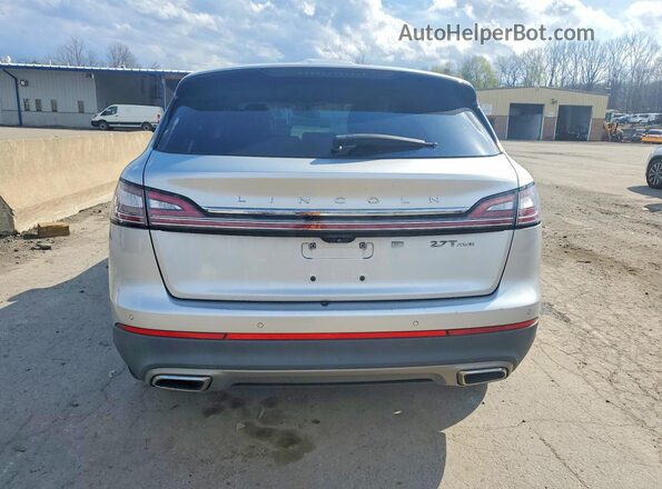 2LMPJ8LP2KBL40447 2019 LINCOLN NAUTILUS Silver Widok z tyłu