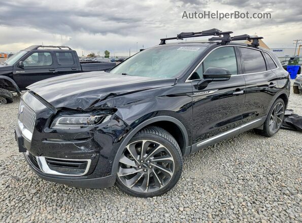 2LMPJ8LP8KBL11258 2019 LINCOLN NAUTILUS Black Առջևի ձախ երեք քառորդ տեսարան