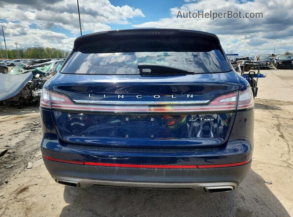 2LMPJ8LP9KBL62199 2019 LINCOLN NAUTILUS Blue Հետևի տեսք