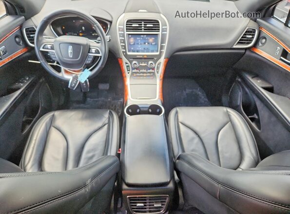 2LMPJ8LP9KBL62199 2019 LINCOLN NAUTILUS Blue Առջևի վահանակի տեսք