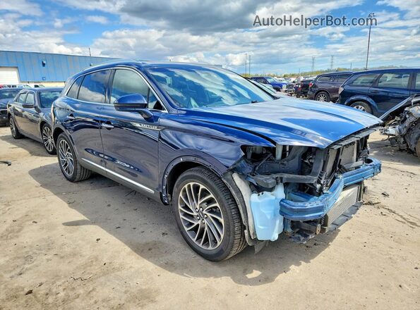 2LMPJ8LP9KBL62199 2019 LINCOLN NAUTILUS Blue Առջևի աջ