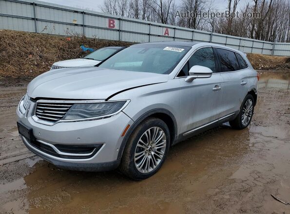 2LMPJ8LR0GBL21078 2016 LINCOLN MKX Серебряный Передняя левая четверть