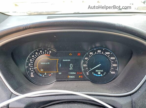 2LMPJ8LR7HBL32595 2017 LINCOLN MKX Белый Вид щитка приборов