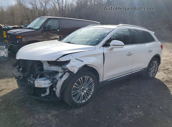 2LMPJ8LR7HBL32595 2017 LINCOLN MKX Белый Передняя левая четверть