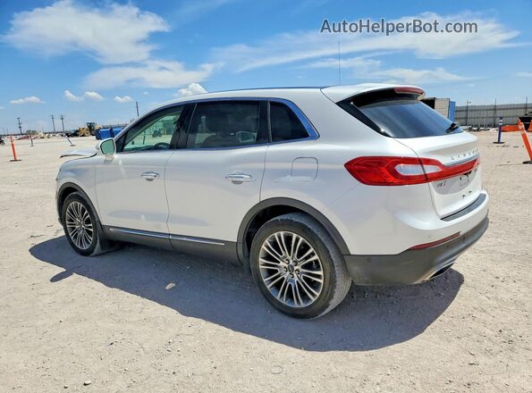 2LMPJ8LR7JBL37267 2018 LINCOLN MKX White Հետևի ձախ