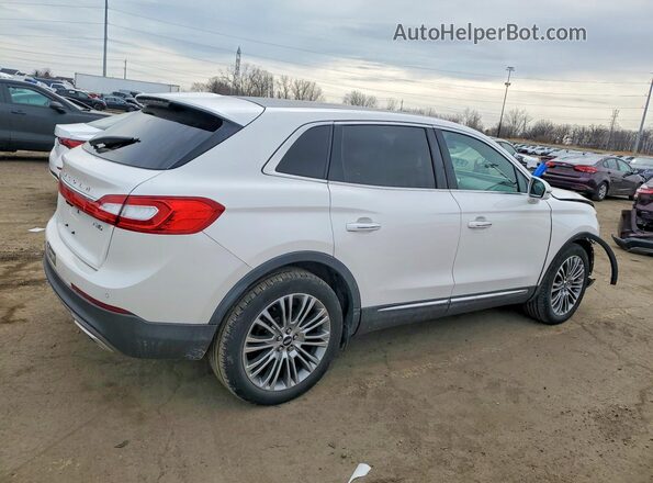 2LMPJ8LR9JBL39375 2018 LINCOLN MKX White უკანა მარჯვენა