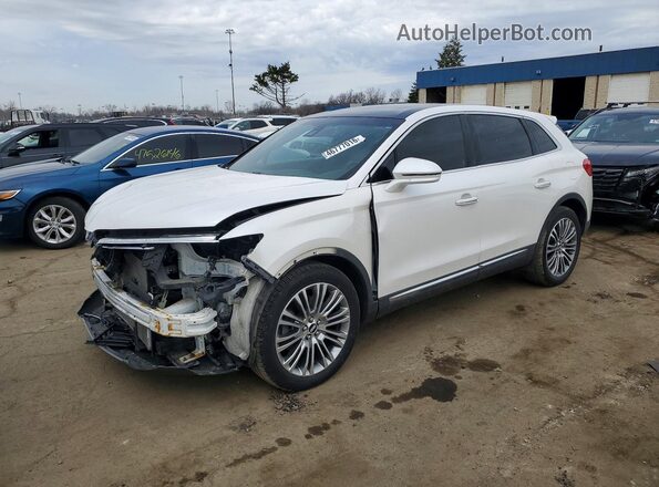 2LMPJ8LR9JBL39375 2018 LINCOLN MKX White წინა მარცხენა ხედი სამი მეოთხედიდან