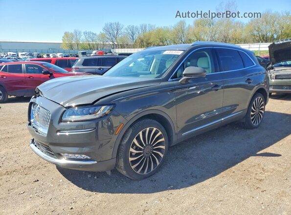 2LMPJ9JP2PBL13118 2023 LINCOLN NAUTILUS Charcoal წინა მარცხენა ხედი სამი მეოთხედიდან