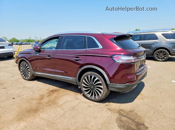 2LMPJ9JP8KBL33561 2019 LINCOLN NAUTILUS Бордовый Задняя левая четверть