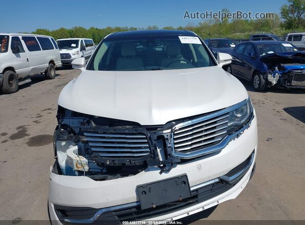 2LMTJ8LP1GBL73767 2016 LINCOLN MKX Белый Вид задней части салона