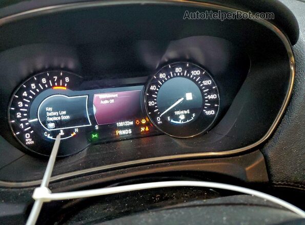 2LMTJ8LP7GBL22323 2016 LINCOLN MKX Черный Вид щитка приборов
