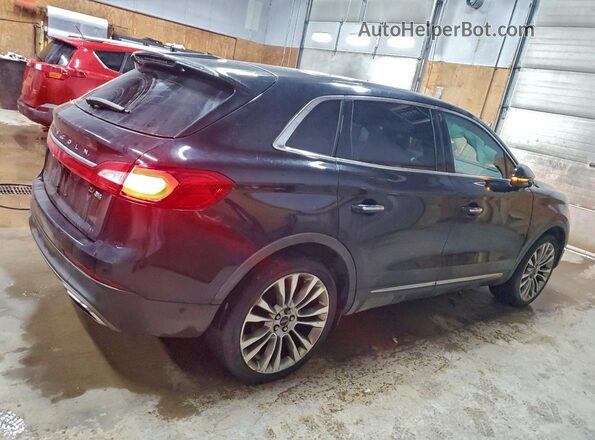 2LMTJ8LP7GBL22323 2016 LINCOLN MKX Черный Задняя правая четверть