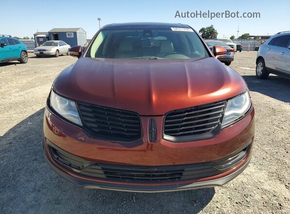 2LMTJ8LPXGBL42355 2016 LINCOLN MKX Темно-бордовый Вид спереди