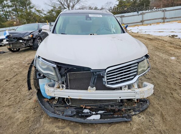 2LMTJ8LR4GBL73604 2016 LINCOLN MKX Белый Вид спереди