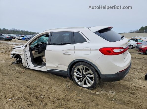 2LMTJ8LR4GBL73604 2016 LINCOLN MKX Белый Задняя левая четверть