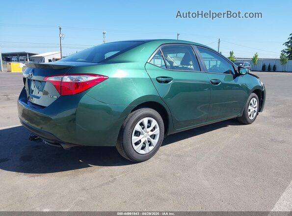 2T1BPRHE0GC686551 2016 TOYOTA LL Green Задня права чверть